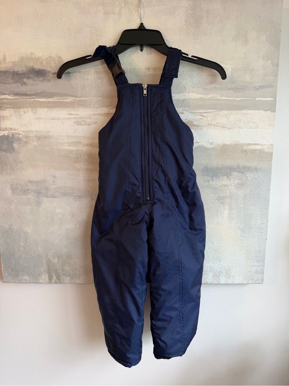 Vintage 90s Outbrook Kids Navy Snow Bibs 3T Insulated Winter Snow PantsToddler